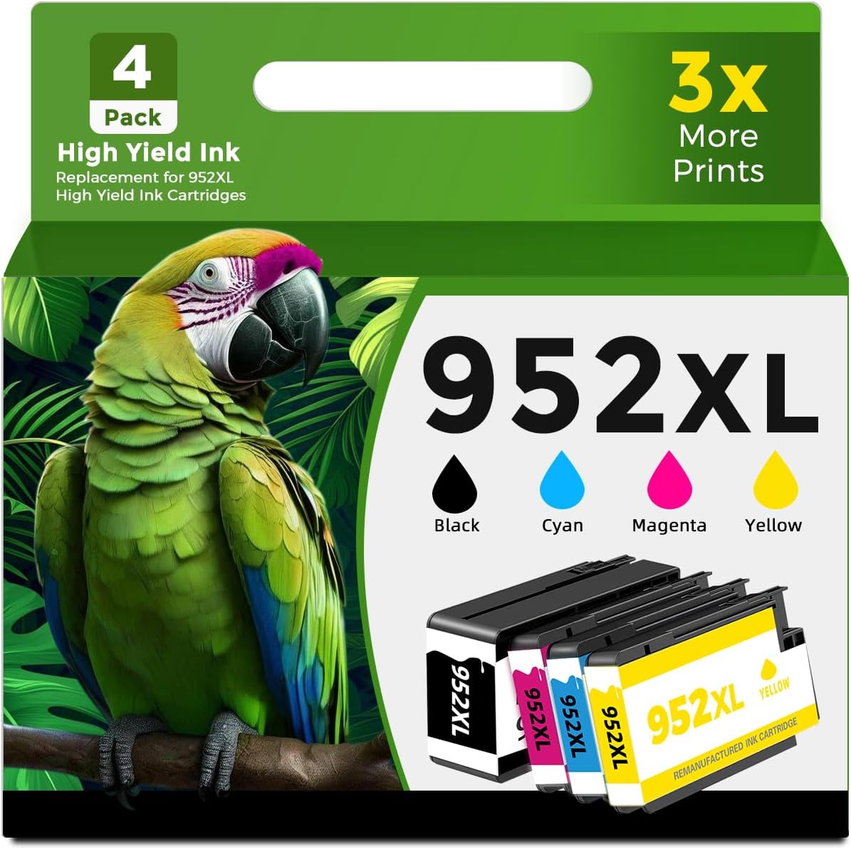 Cartucce 952 Xl 5 Pezzi Ink4work Kit 5 Cartucce D'Inchiostro Compatibili 952XL Per Stampanti HP OfficeJet Pro Serie 7700/8700 Ricambio Stampante Hp 952xl 5 Pezzi - Foto 12