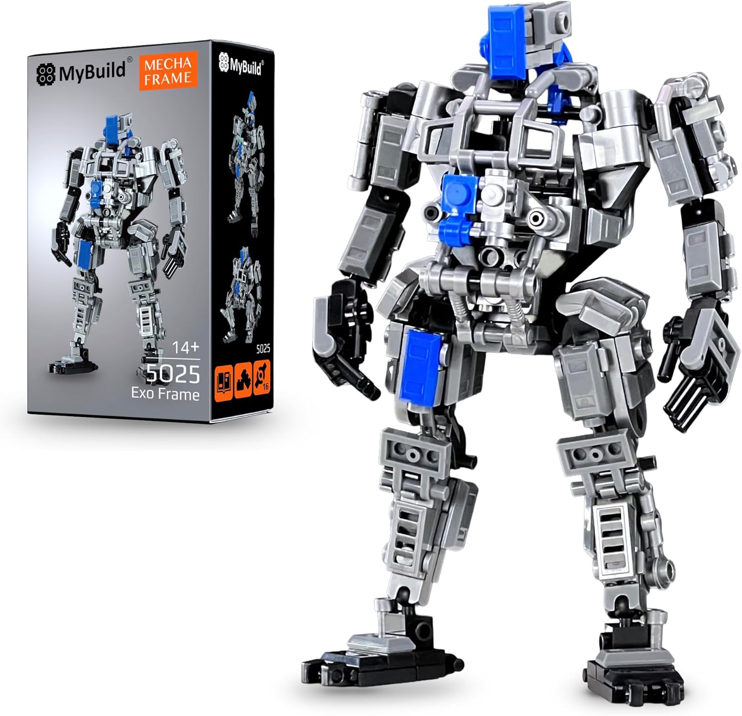 MyBuild Mecha Frame 5025 – Exo Frame for Custom Robots | Highly Poseable Build & Mod Platform | Ages 14+