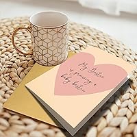 Vista 6 de Chenive Tarjeta de Mejor Amiga Embarazada, Tarjeta de Felicitaciones de Embarazo, Regalo de Mejor Amiga Embarazada, Tarjeta de Baby Shower