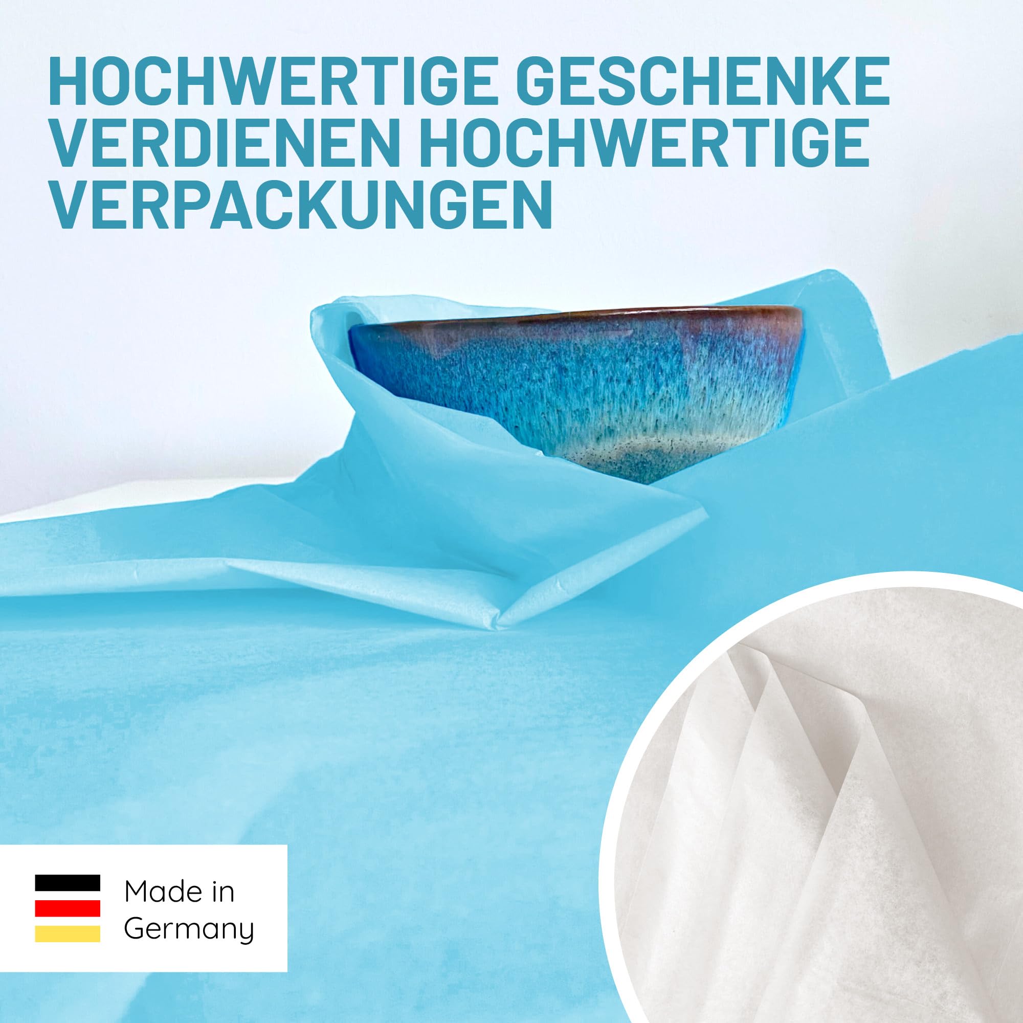 CARTA VELINA COLORATA F24 F022 CELESTE Cm50x76 CARTOTECNICA ROSSI - Carta E Cartoncino - Minerva