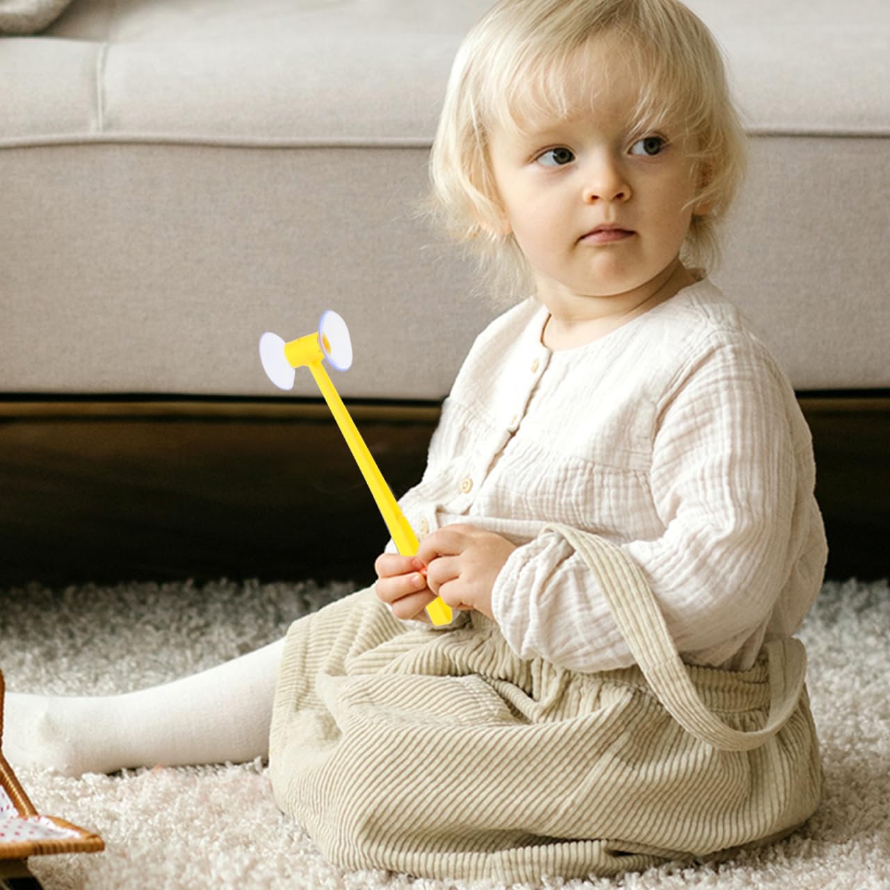 GALPADA Jouet Marteau Ventouse pour Enfants 2 PièCes Jeu De Martelage Educatif en Plastique Amusant pour Motricité Fine Et Coordination Main-Oeil À La Maison Ou Jardin d'enfants