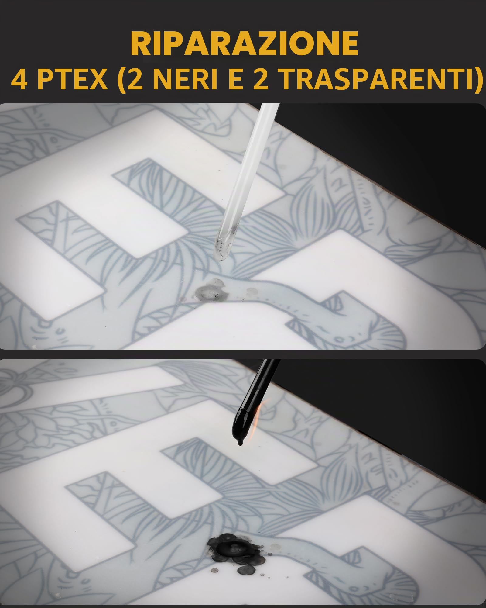 OutdoorMaster Kit di messa a punto e ceretta per sci e snowboard con ferro da stiro, cera da sci, accordatore per bordi, spazzola, raschietto per cera, Ptex, vite di fissaggio, elastico