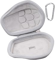 Vista 4 de co2CREA Carcasa rígida de repuesto para mouse inalámbrico Logitech MX Master 4 / MX Master 3 / Master 3S Advanced (funda gris media)