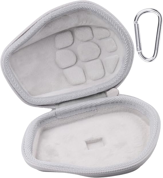 co2CREA Hard Protective Case Cover for Logitech MX Master 4/Master 3/Master Shockproof EVA bag with carabiner for outdoor travel case only