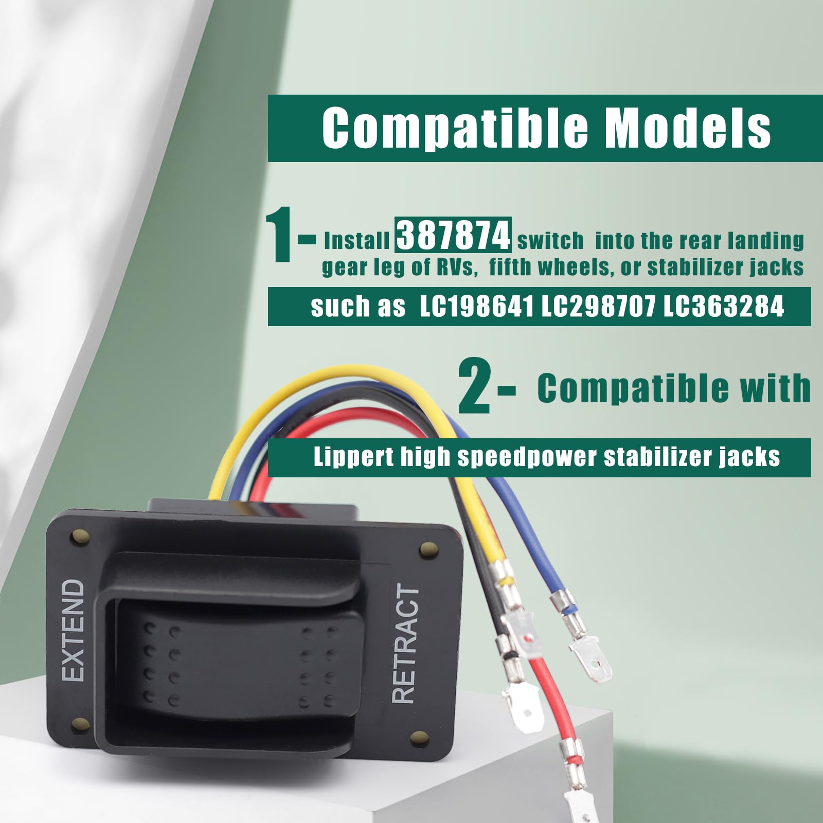 Amazon.com: Upgraded 387874 RV Power Stabilizer Switch Electric