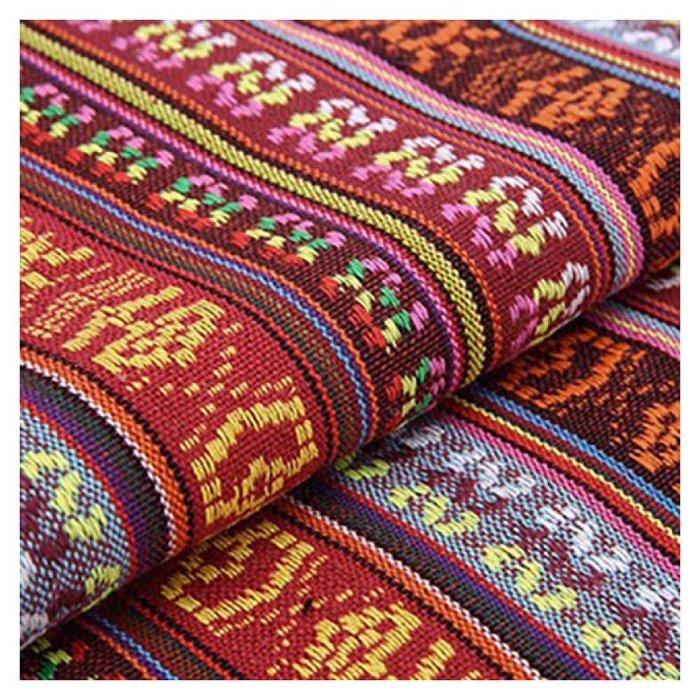 Tissu en coton de qualité pour costume fleurs exotiques style ethnique chic