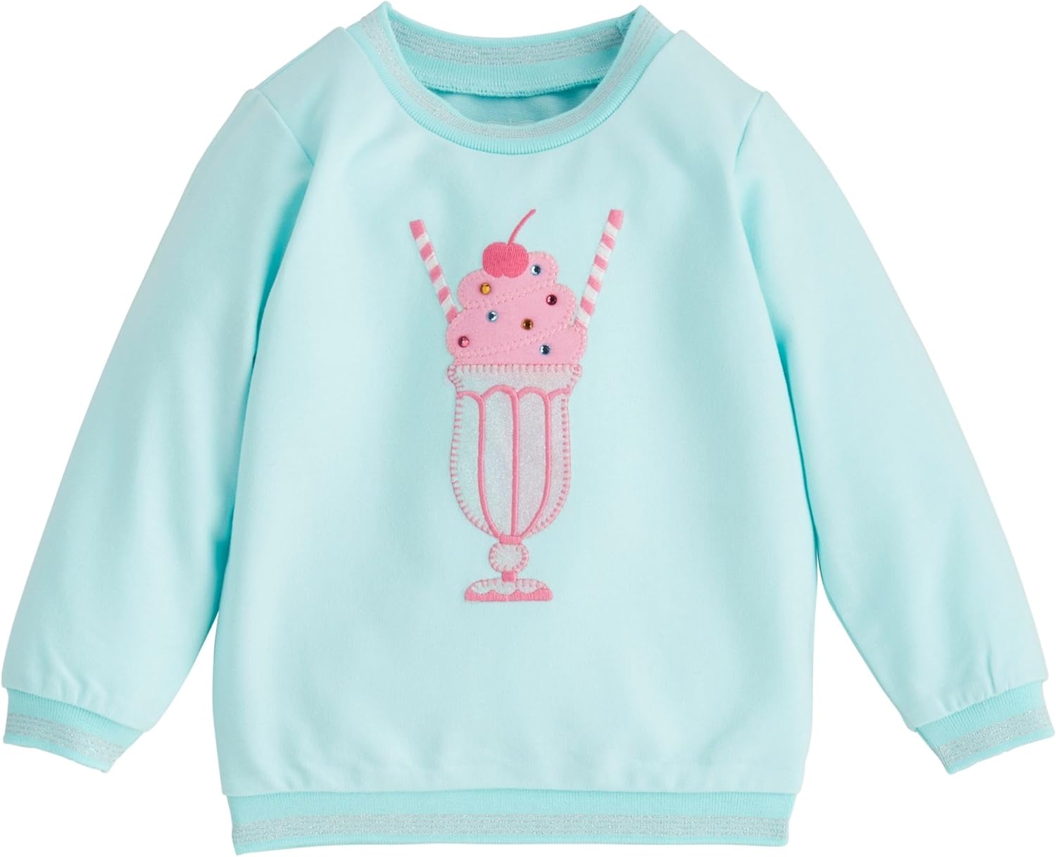 Mud Pie Girls' Mud Pie Children's Sparkle Sweatshirt