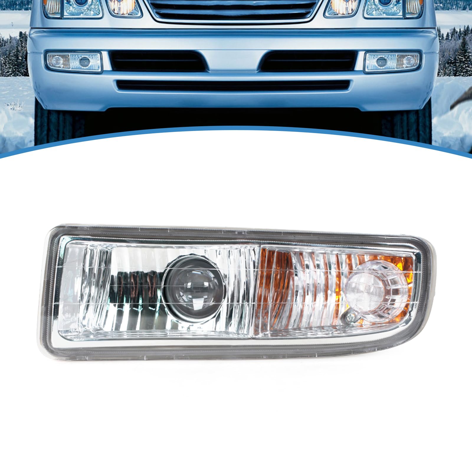 JESYMBX For LEXUS LX470 1998-2007 Fog Light Front Bumper Driving Lamp Headlight White Left