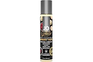 System Jo Gelato White Chocolate Raspberry Truffle Water Based Lubricant 1 Ounce: Crazy Girl Lubricant