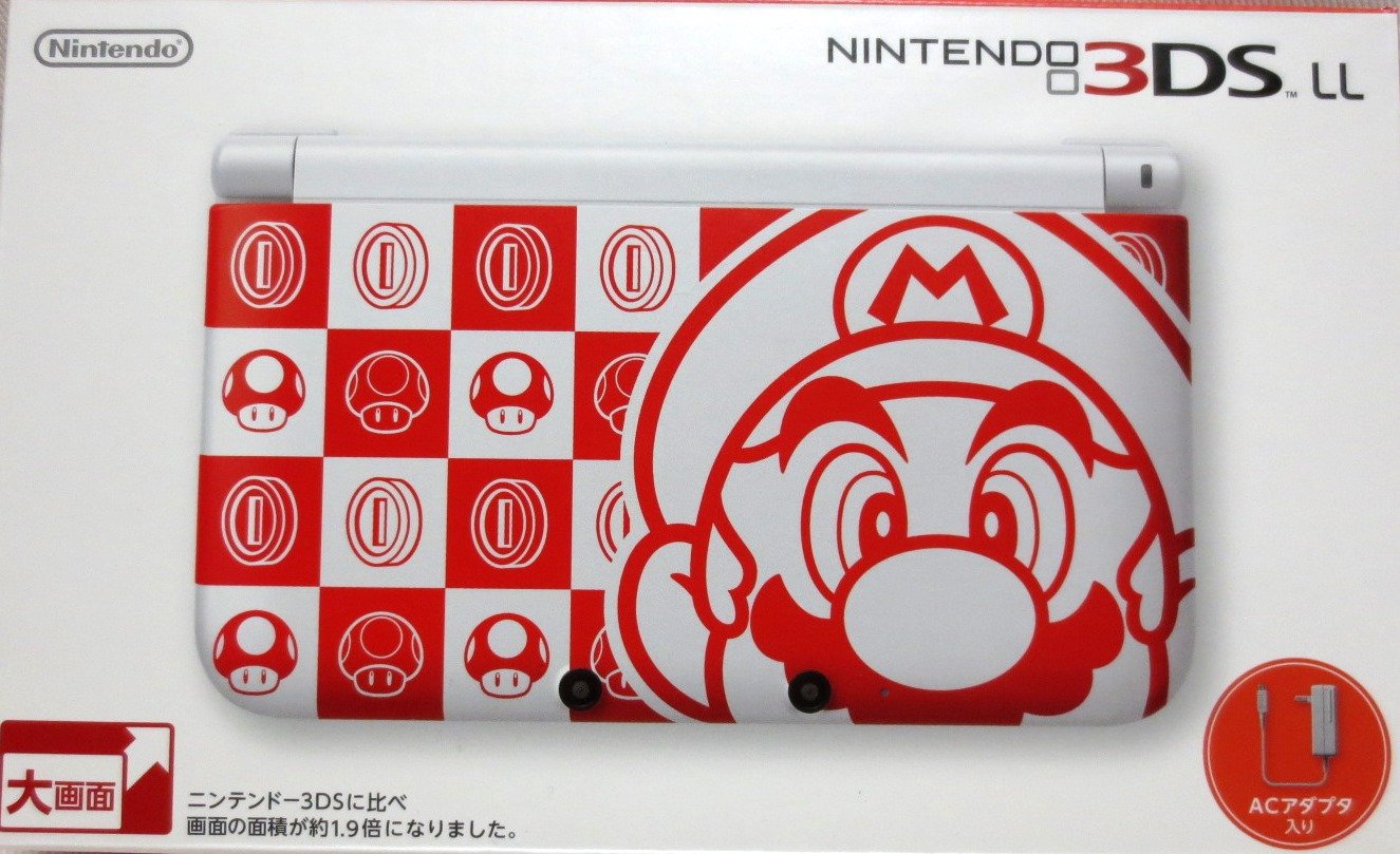 Amazon | 【限定品】ニンテンドー 3DS LL マリオホワイト  