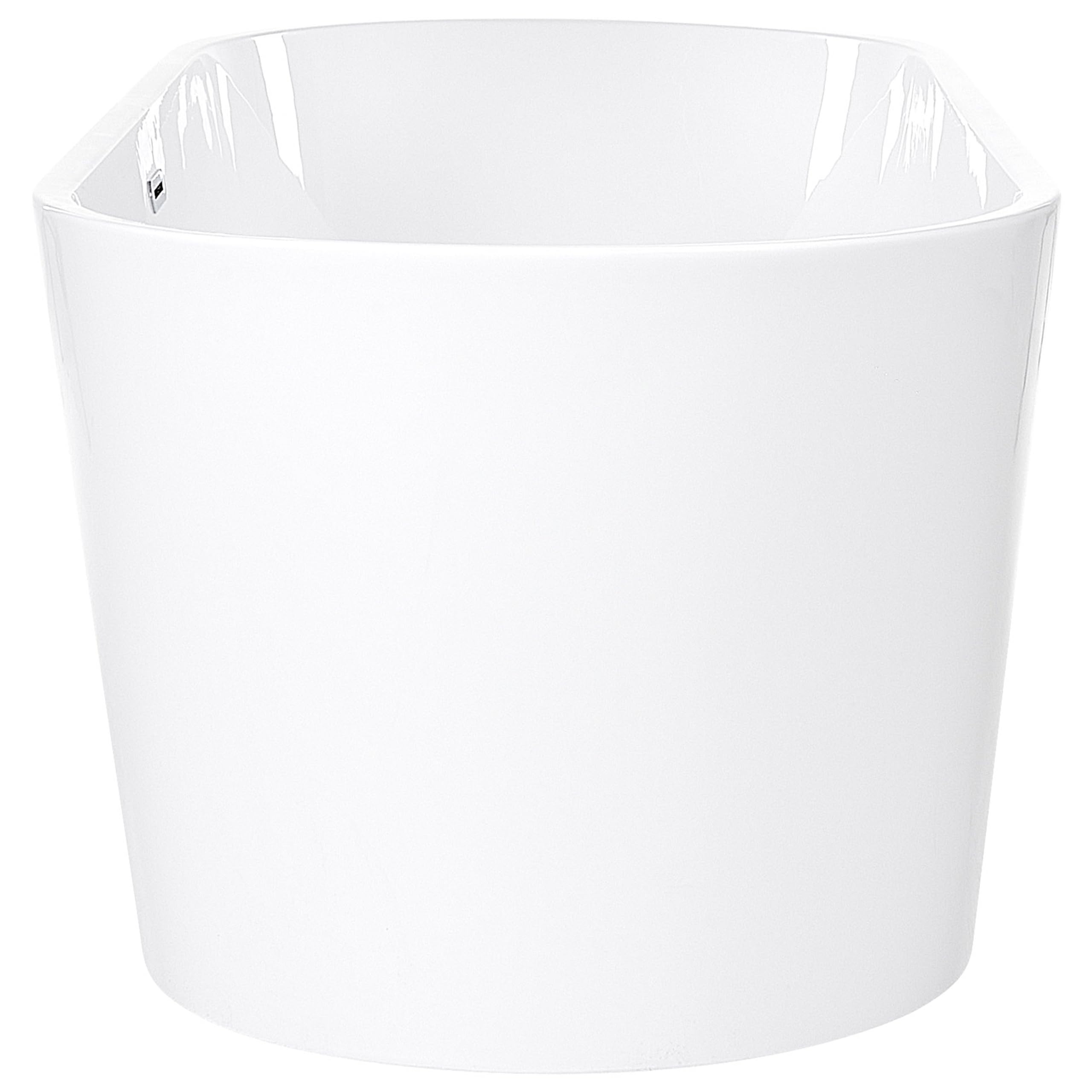 Bañera de acrílico blanco plateado 170 cm sanitario independiente moderno Havana