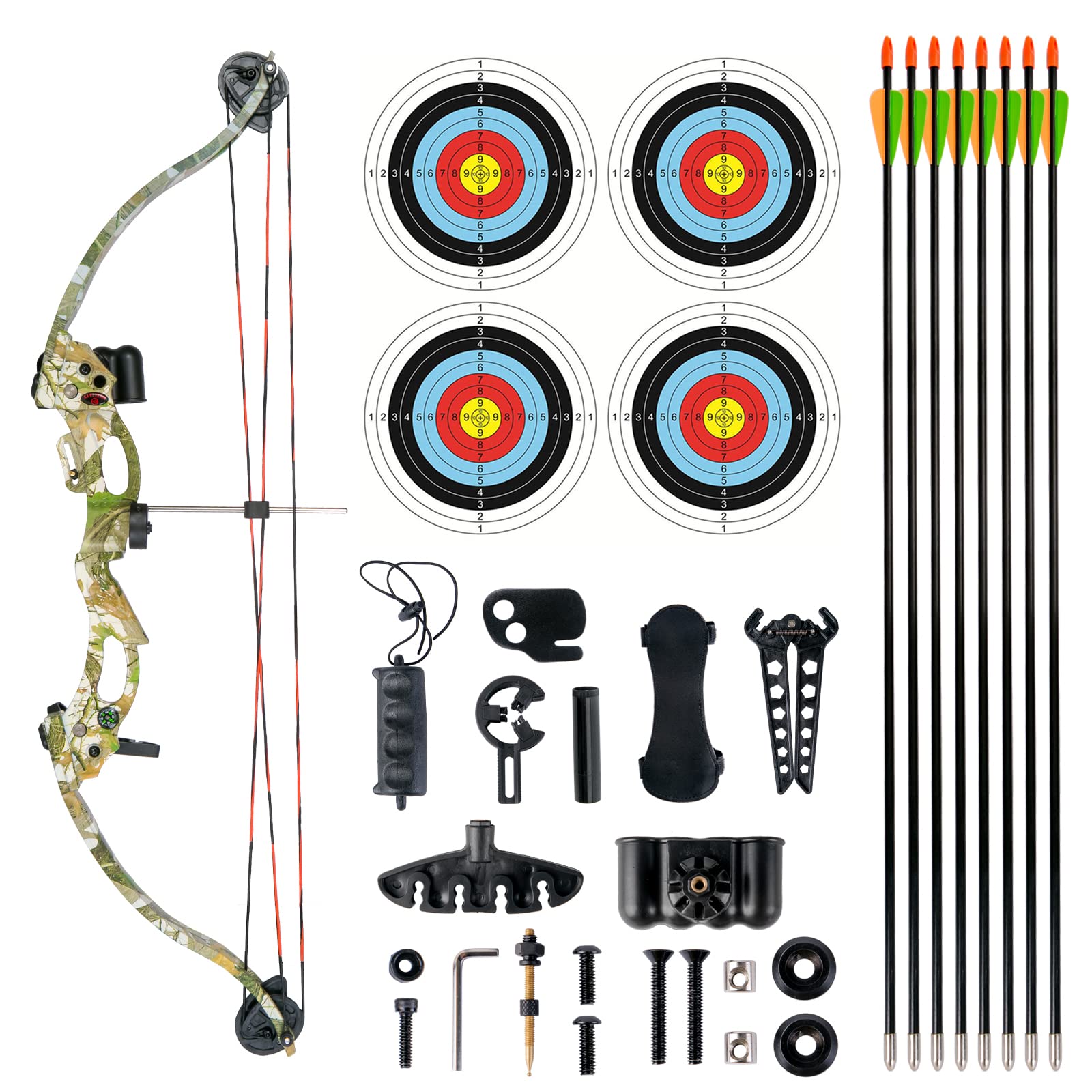 Buy WUXLISTY Youth Compound Bow and Arrow Set 47" Archery Practice Bow