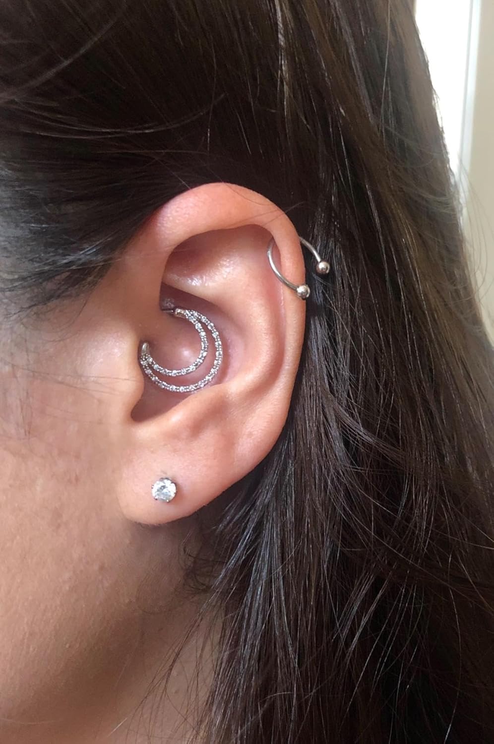 OUFER 16G Daith Septum Rings Unique Design 316L Stainless Steel Daith Helix Earrings Septum Piercing Jewelry - Image 3