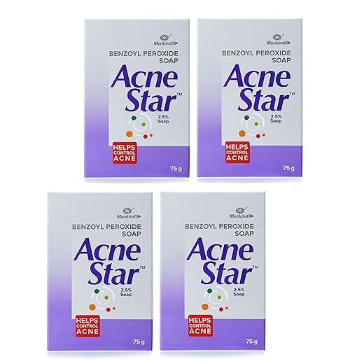 AcneStar Antiseptic Soap Pack of Four