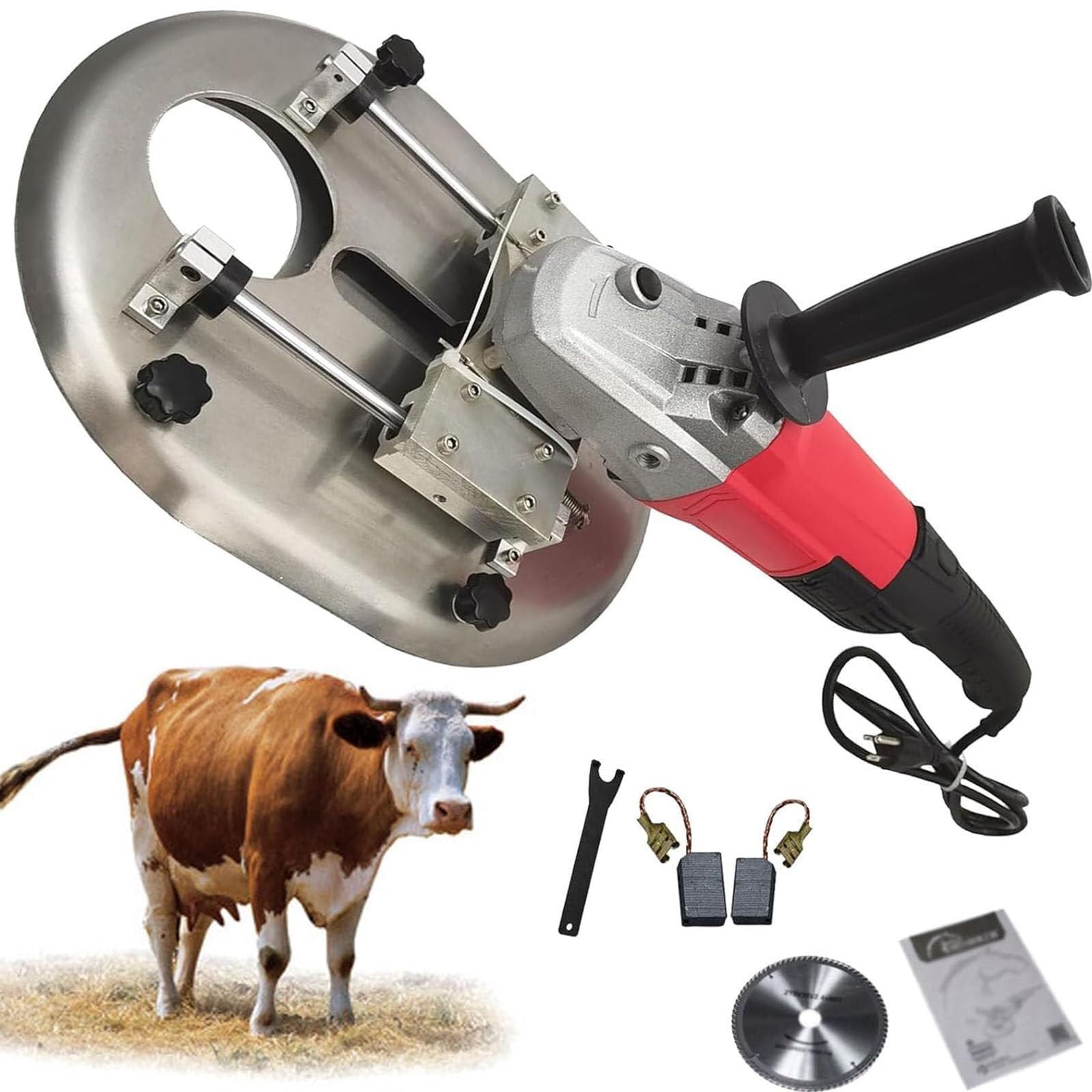 Portable Dehorner,Electric Cattle Dehorner,110/220V 1900W Electric Dehorner for Goats,Livestock Equipment,for Calf,Lamb,Sheep and Goat(110V)