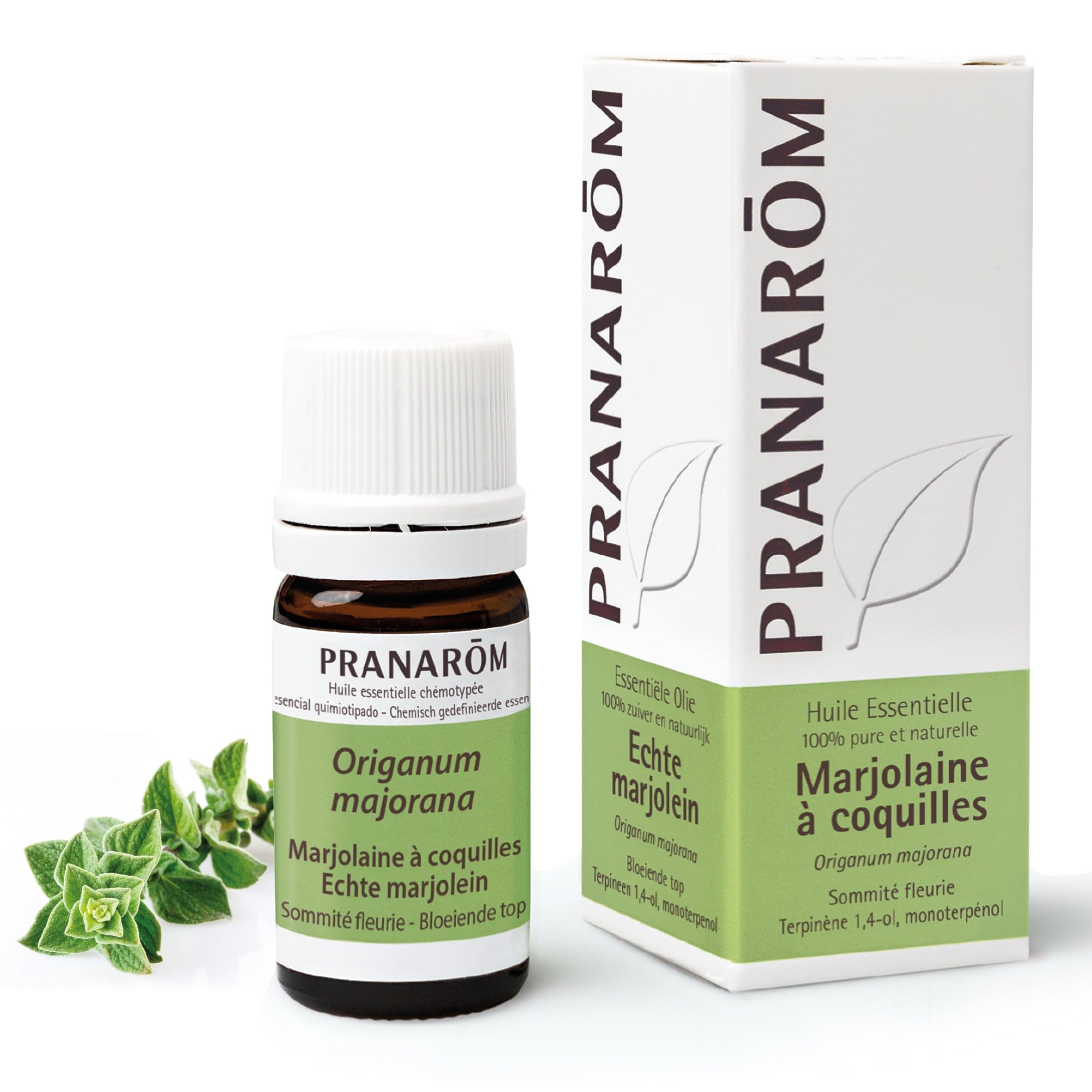 Pranarôm Huile Essentielle Marjolaine à Coquilles 5 ml