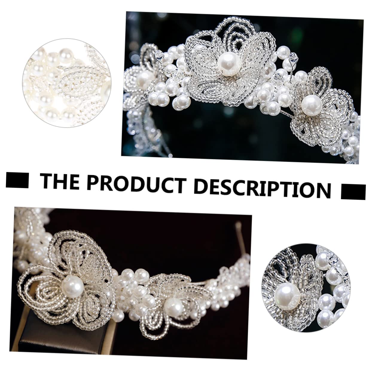 2stücke Braut Haarschmuck Mit Kristallperlen Elegantes Stirnband Für Hochzeiten Charmantes Kopfschmuck-accessoire Für Brautjungfern Und Fotografie Bequem Sicher Im Tragen