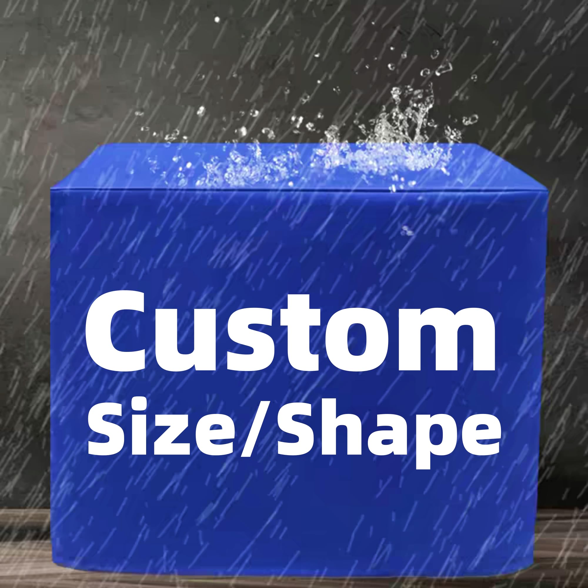 SINCERA Custom Size Dust Cover, Universal Waterproof Protective Covers, Heavy Duty 600D Dust Covers for Equipment, Appliance, Furniture Outdoor Indoor, Bespoke Odd Shaped Fitted Protector