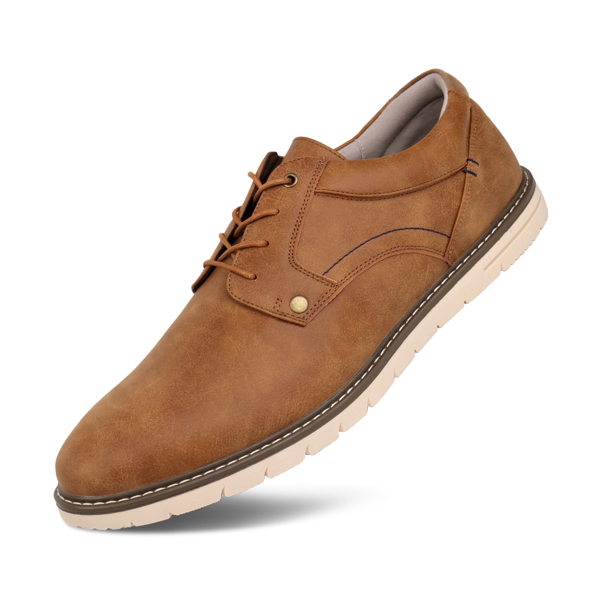 Hawkwell Mens Plus Size Casual Oxfords Shoes Comfortable Business Dress Sneakers US Size 13 14 15 16 17