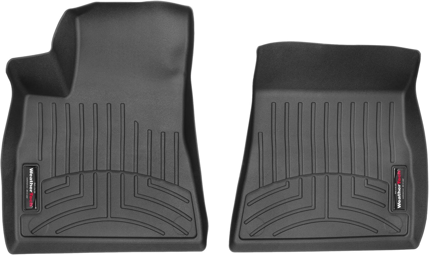 Custom Fit FloorLiners for Tesla Model 3-1st Row (4412201), Black