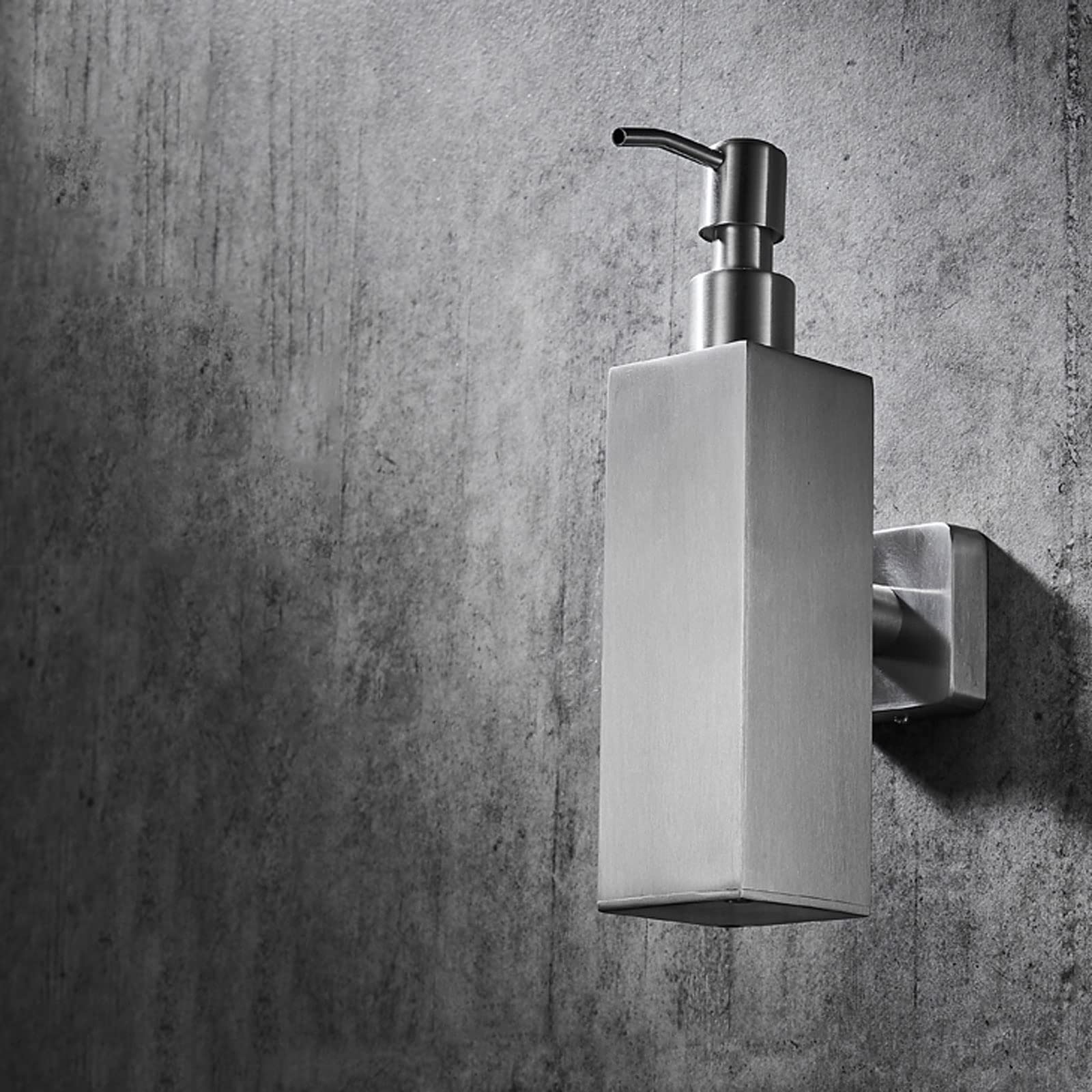 Ispensador De Jabón Cocina Acero inoxidable encimera dispensador de jabón (10 onzas) de pared de jabón dispensador adecuado for Fregaderos y encimera Dispensers Dispensador De Champú Y Acondicionador