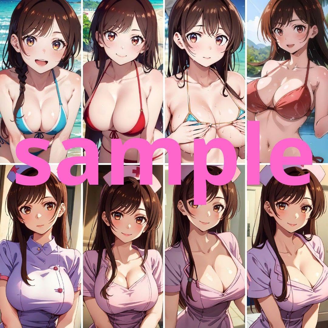 Amazon.co.jp: 348 水原千鶴 かのかり L判 8点セット : おもちゃ