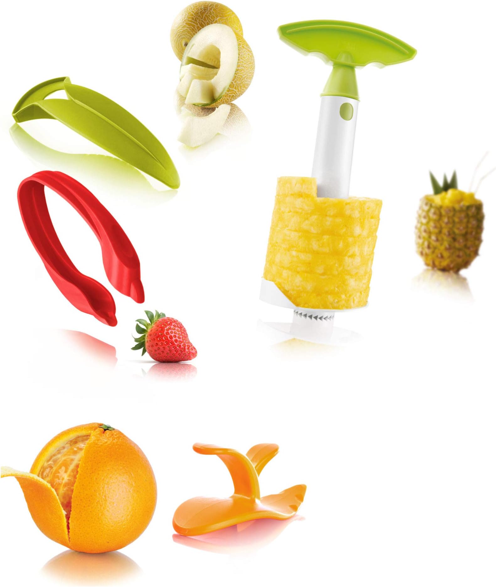 Tomorrows Kitchen Fruit Set, Silicone, Multi-Colour, 9x18.5x23 cm,48892606