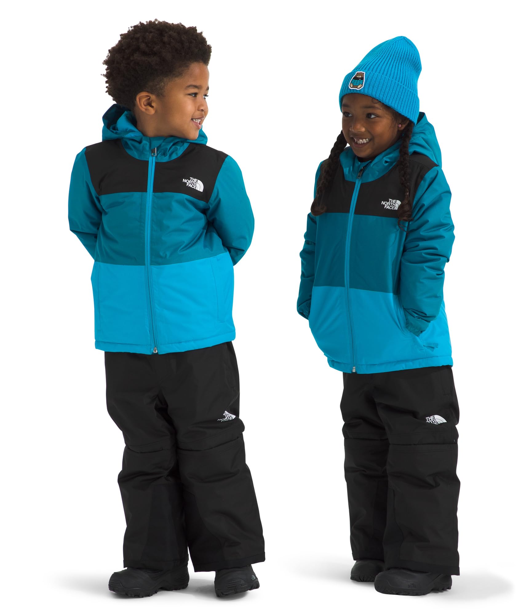 The North Face Kids Freedom Insulated Ski Jacket, Blue, Size 6 Years