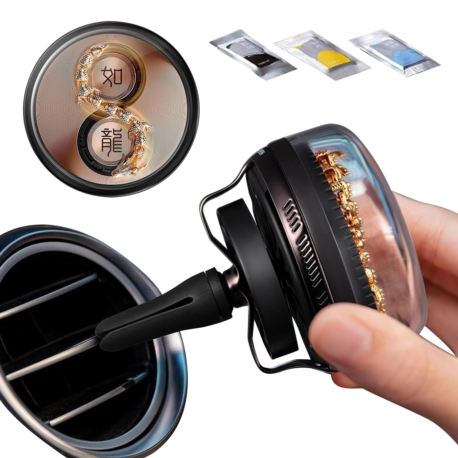 Profumatori per Automobili Drago Decorativo Multiuso Profumato | Diffusore di Oli a Casa Stanza Auto Camera da Studio Casa Stanza Camera da
