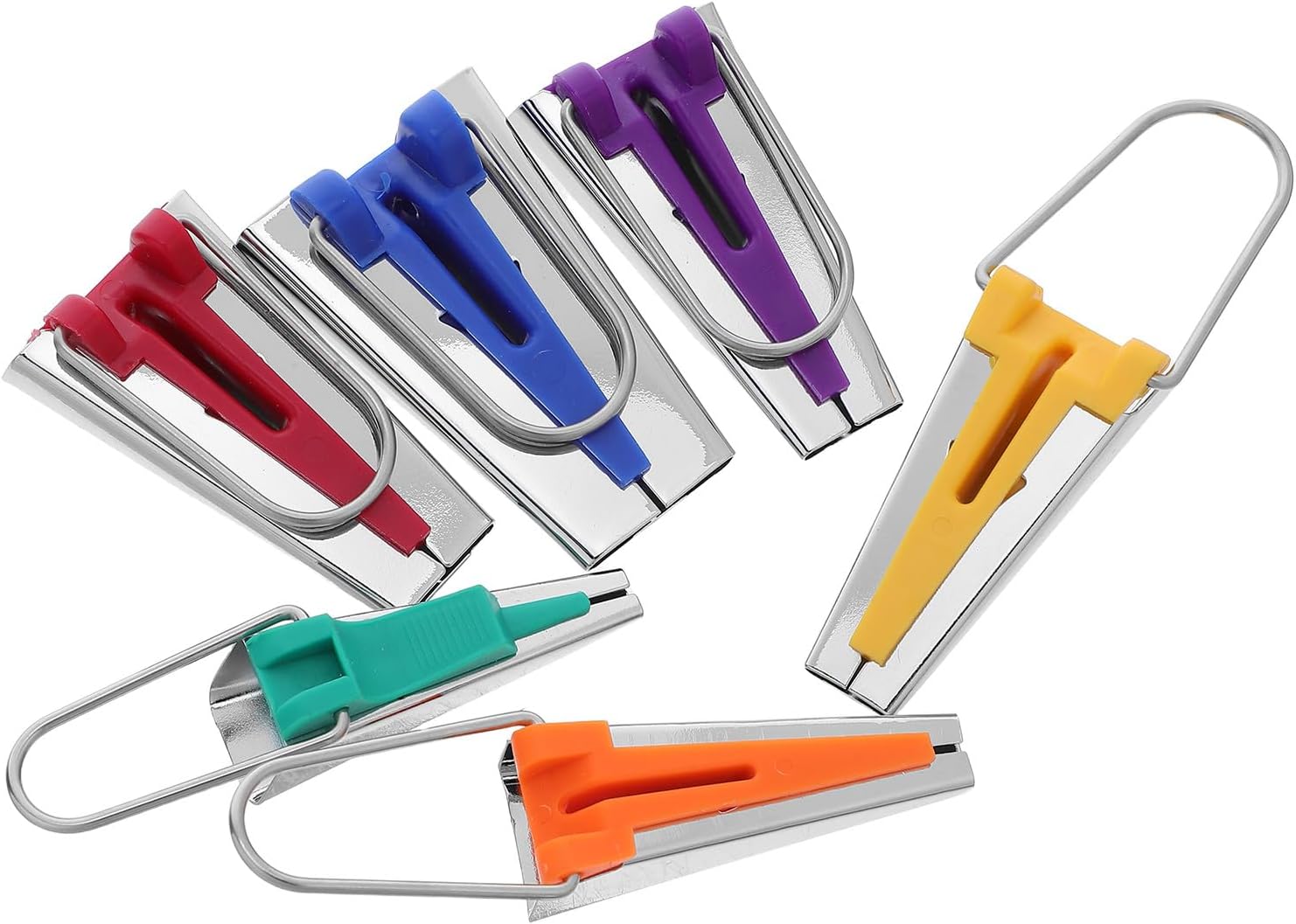 SMASOLO 6pcs Double Fold Single Fold Bias Tape Maker Kit 6mm-25mm Sewing Edge Binder Tools for DIY Quilting and Fabric Binding Craft Enthusiasts