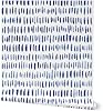 Removable Wallpaper Swatch - Watercolor Lines Indigo Doodles Brush Strokes Minimal Abstract Custom Pre-Pasted Wallpaper by Spoonflower