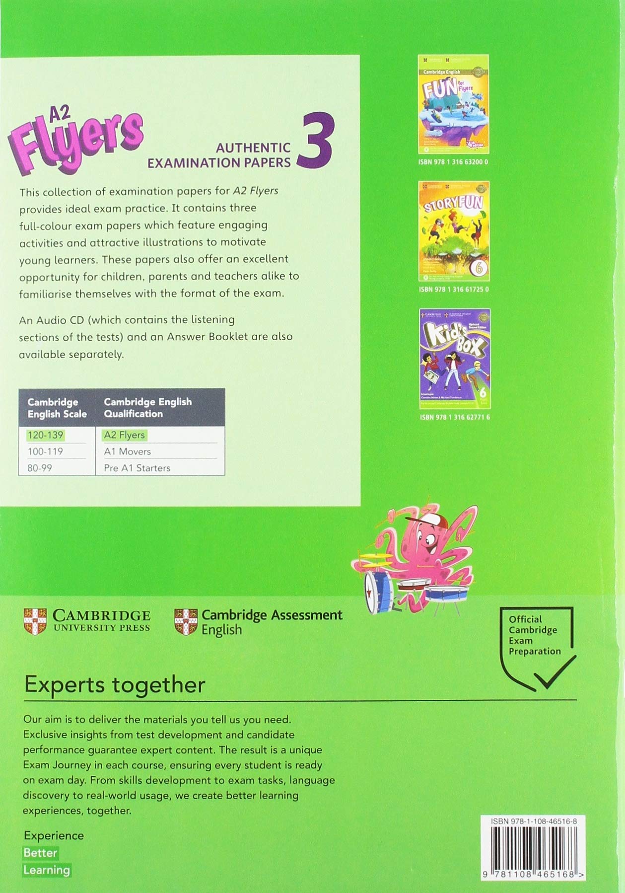 Authentic Practice Tests. Pre A1 Starters, A1 Movers, A2 Flyers. Cambridge English Young Learners 3, Flyers. Student's book. Per la Scuola media. Con ... online: Authentic Examination Papers: Vol. 3