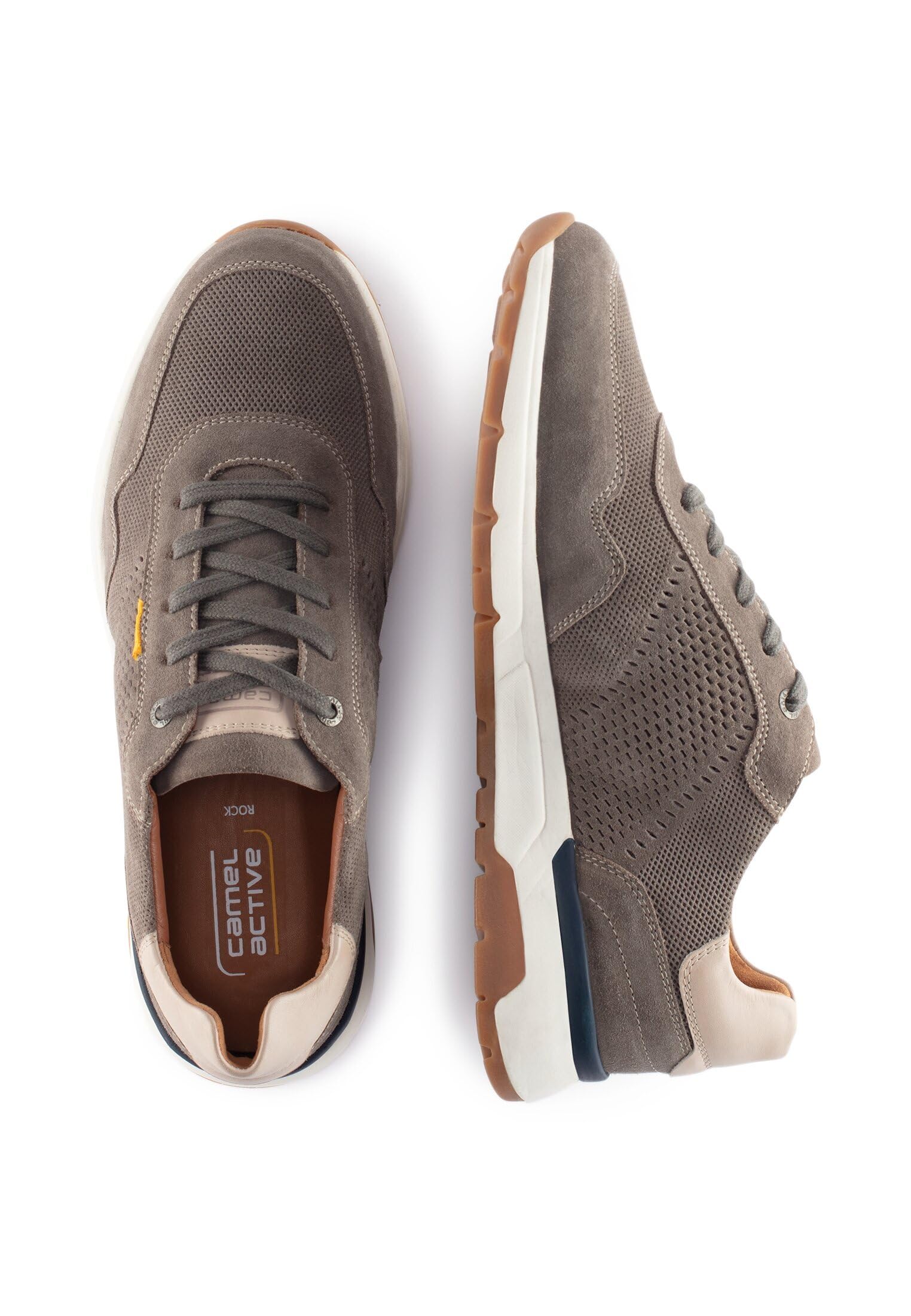 camel active Baskets basses pour homme, chaussures basses, semelle intérieure amovible