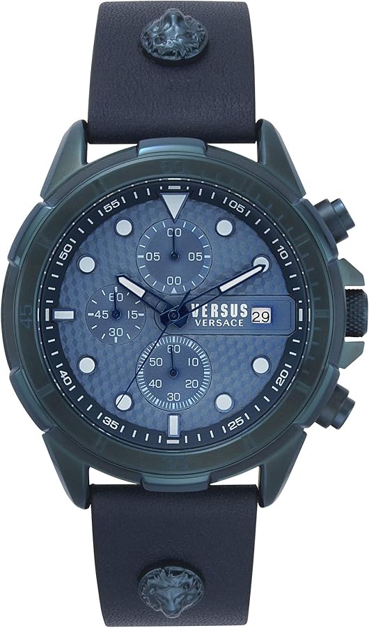 Amazon.co.jp: Versus Versace VSPLP0319 メンズ ブルー 46mm 6E