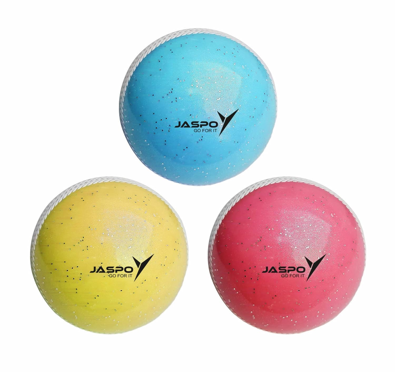 jaspo T-20 Pro PVC Soft Cricket Balls (Pack of Three) 110 Gm