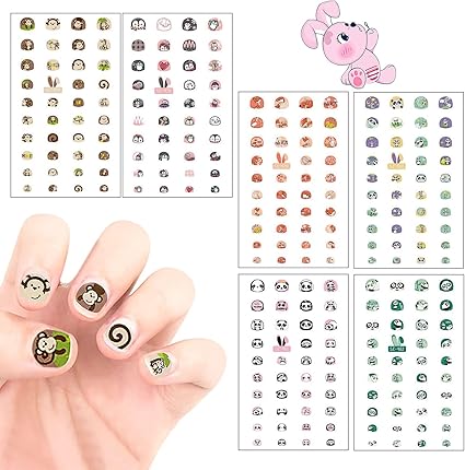 Amazon Co Jp ネイルシール シール かわいい ネイルシール 手 子供 6枚 ビューティー