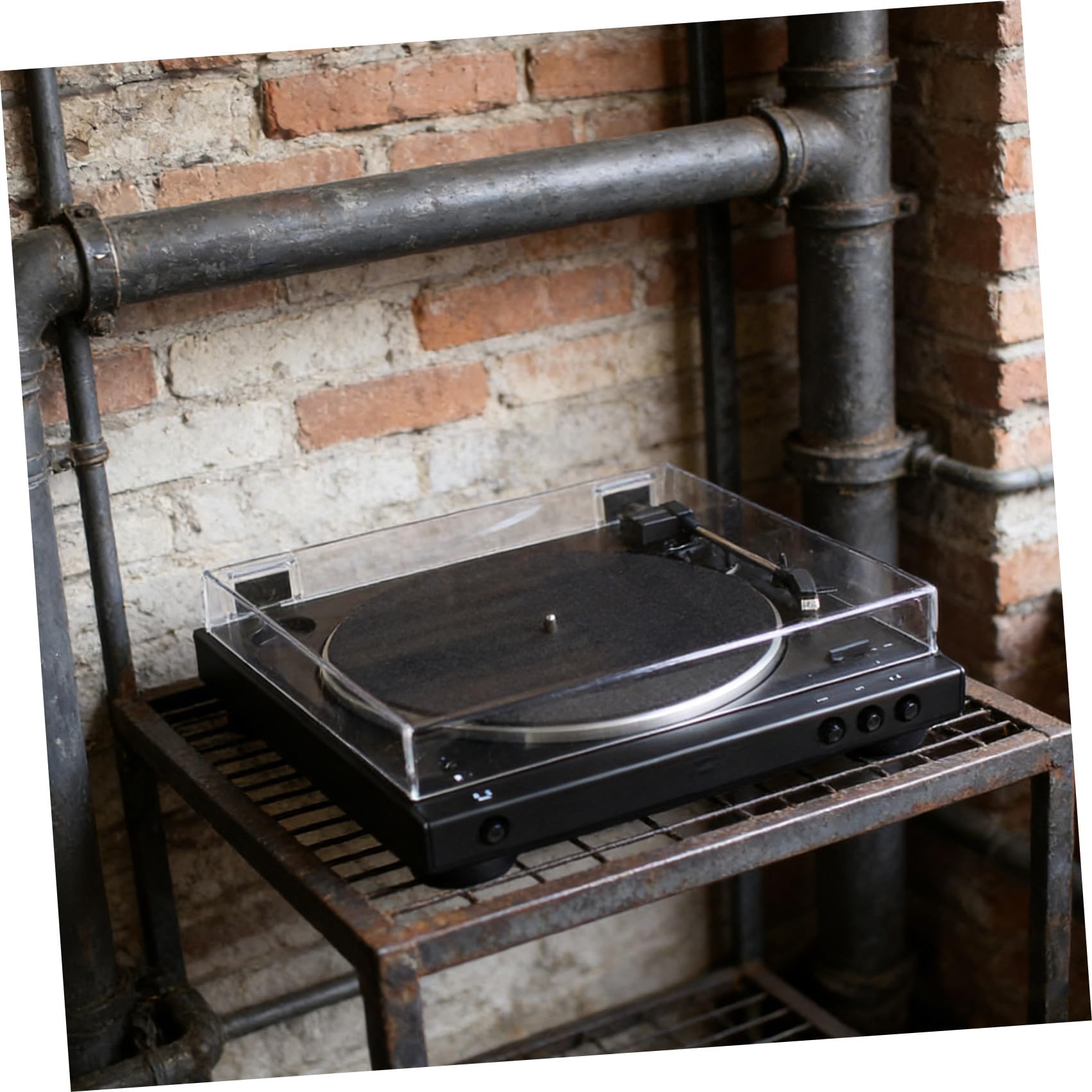 SUPVOX Copertura Protettiva Trasparente per Giradischi in Vinile Antipolvere e Antigraffio per Stereo Audio Compatibile con Audio-technica At-lpx