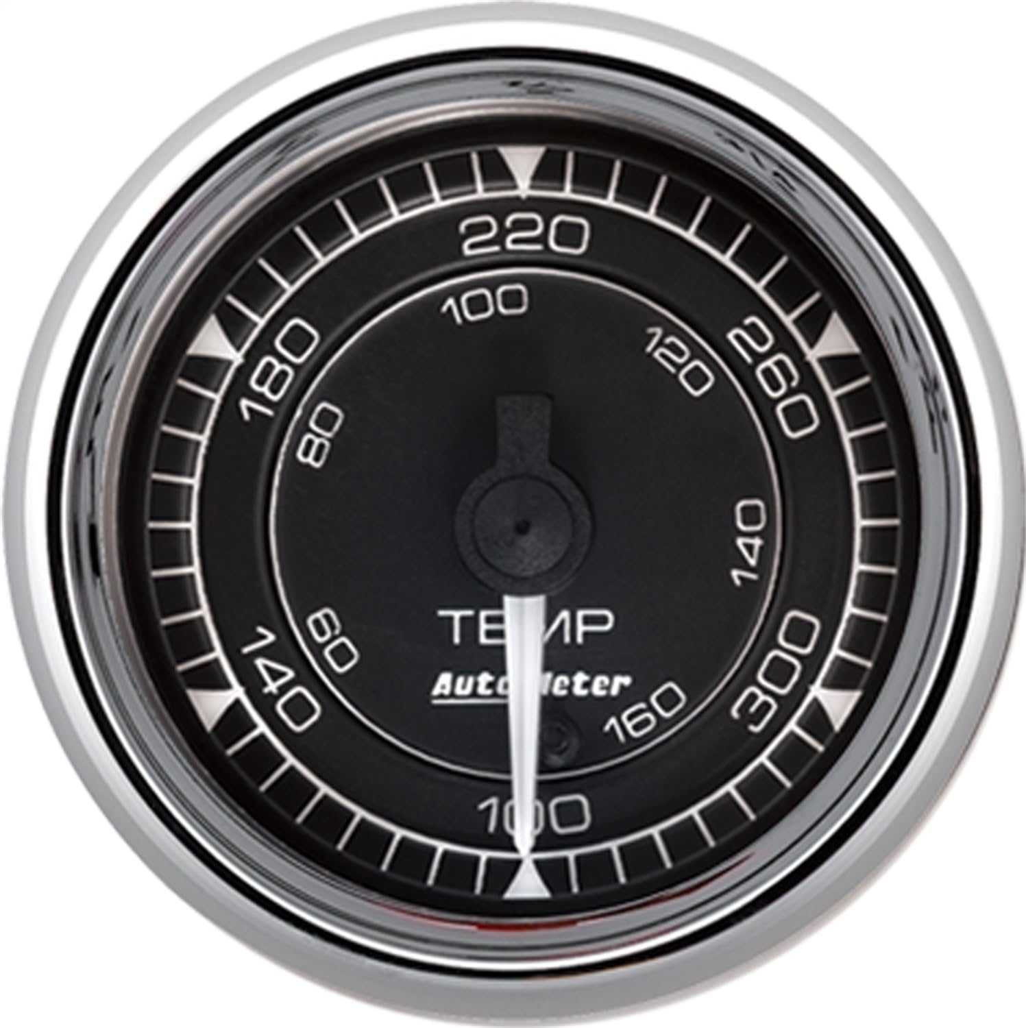 Auto Meter 9732 Water Temp Gauge, 120-240 °F, Chrono Chrome