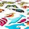 Meafeng Animal Puffy Stickers for Kids, 52 Sheets, 1100 Stickers, 3D, Multicolor, Cartoon, Waterproof, Reusable