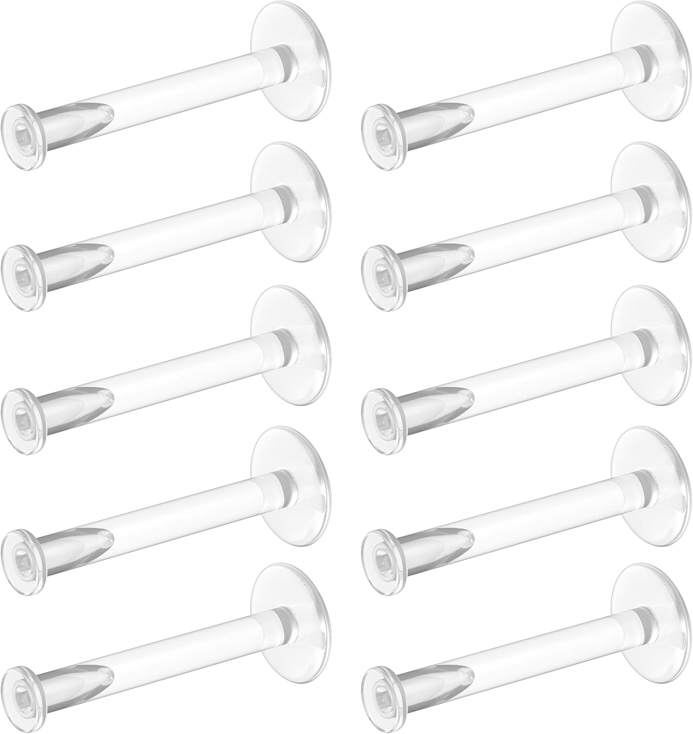 Clear Nose Rings 16g Clear Nose Studs Plastic Helix Piercing