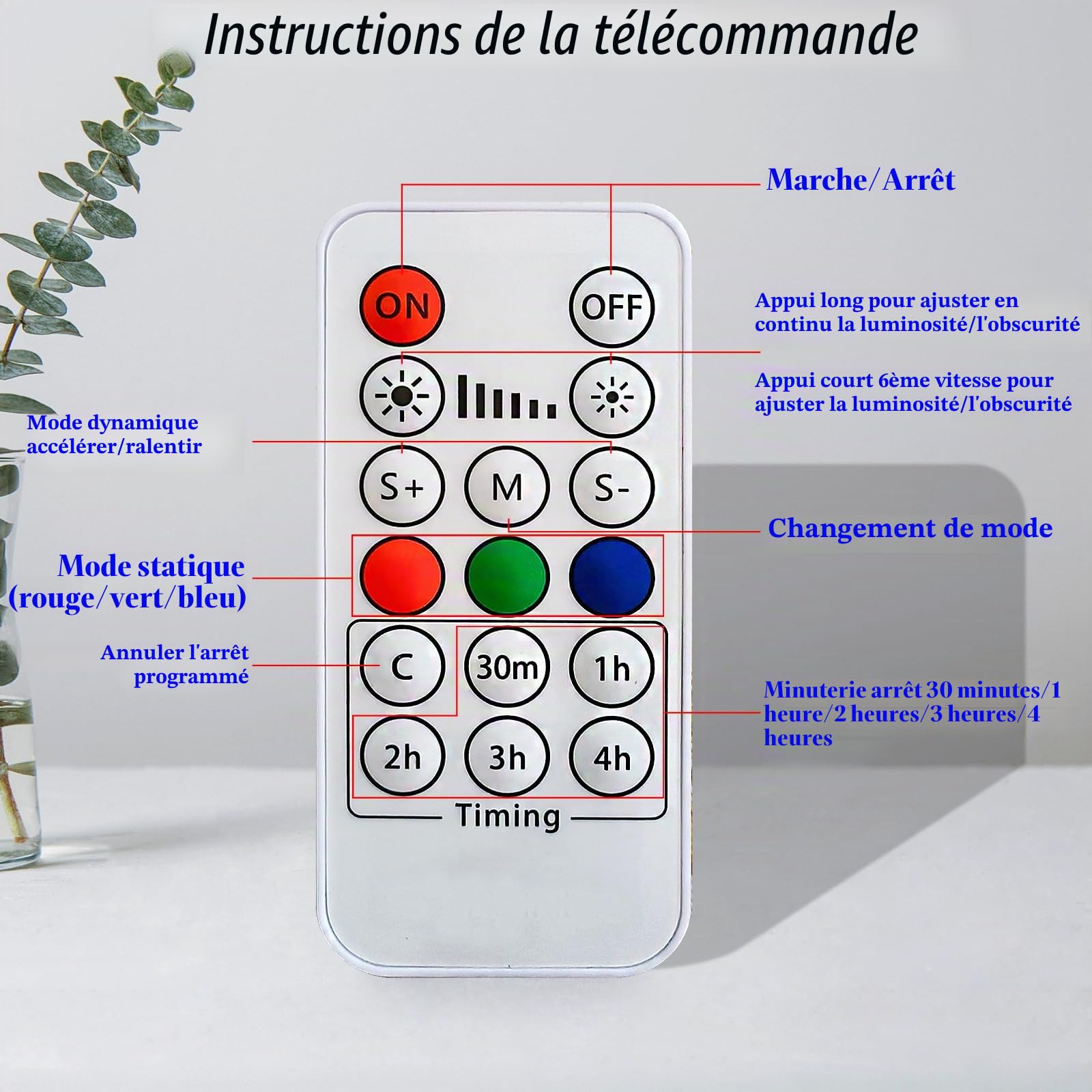 Yan-tech Tableau de Planification réutilisable avec veilleuse LED Lumineuse Transparente 15,7 x 11,81 Pouces Tableau effaçable à Sec Produits Scolaires de Bureau Télécommande de Bureau 7 Couleurs