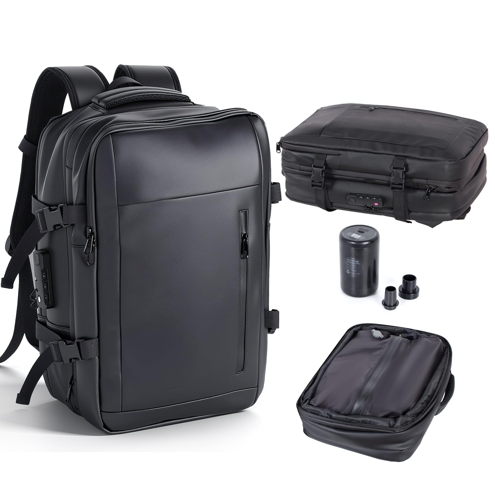 Todeco Mochila Viaje Vacío Bomba 30x45x20 Impermeable