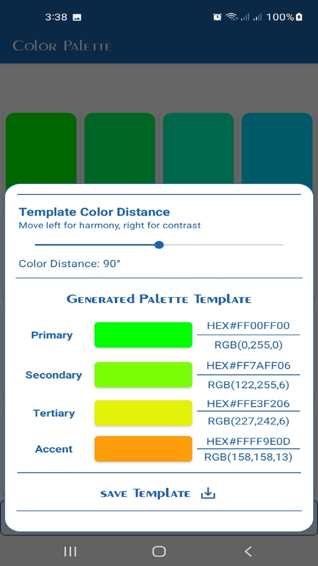Color Palette - App on Amazon Appstore