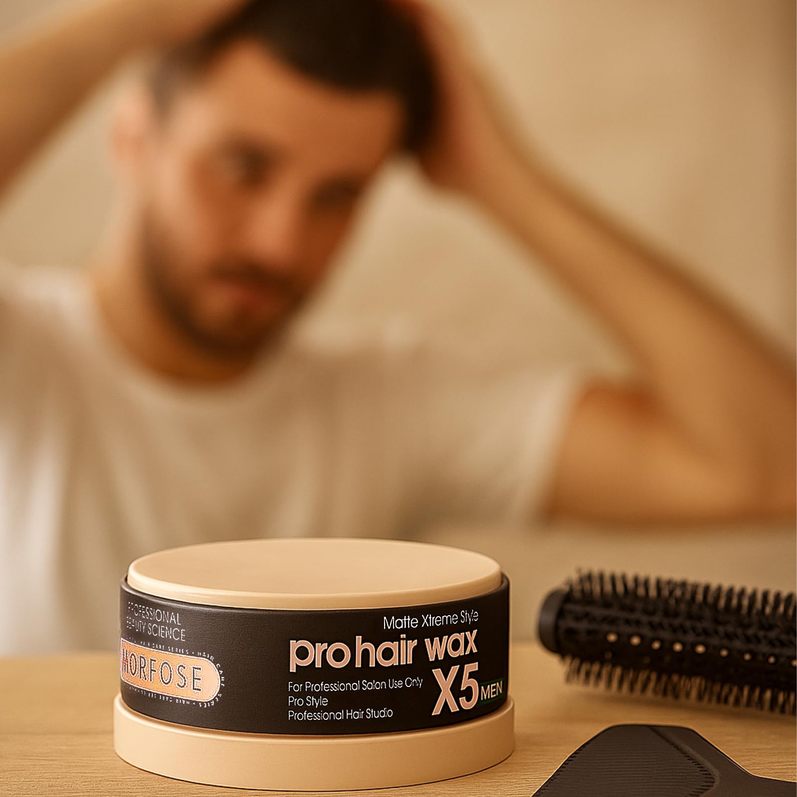 Pro Hair Wax X5 Morfose Professional Men Matte Xtreme Styling Pro Style 150 ml