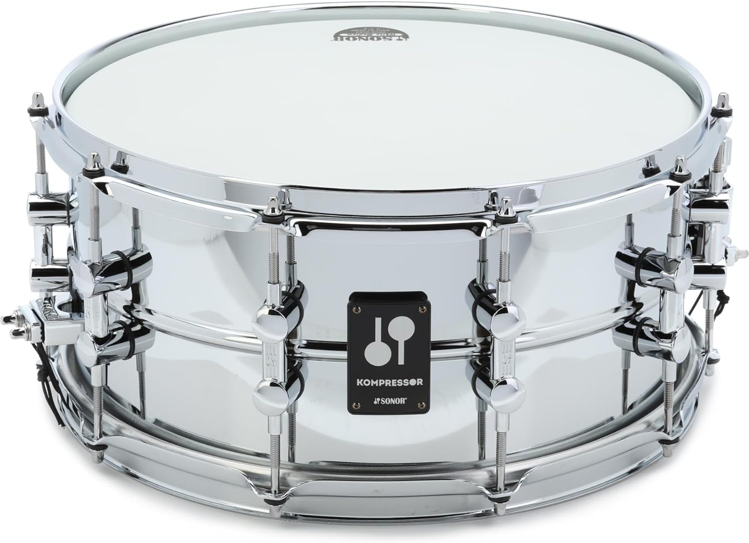 Sonor Kompressor Series Steel Snare Drum - 6.5 x 14-inch