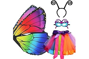 Fairy Butterfly Wings Tutu Dress Up Set for Toddlers 3T