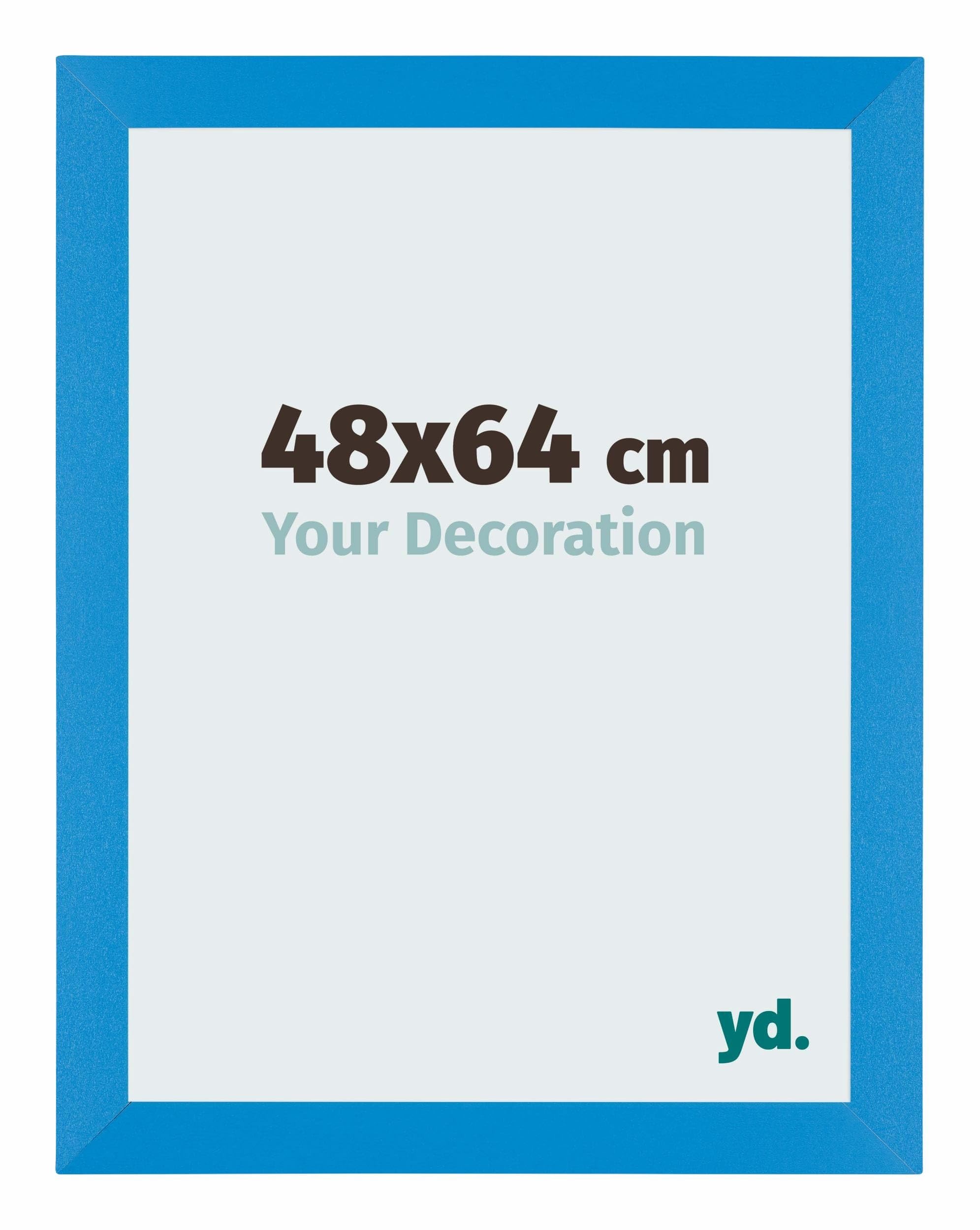 Your Decoration - Puzzle frame 48x64 - Bright Blue - Puzzle frame 500-1000 Pieces - MDF Photoframe - Mura