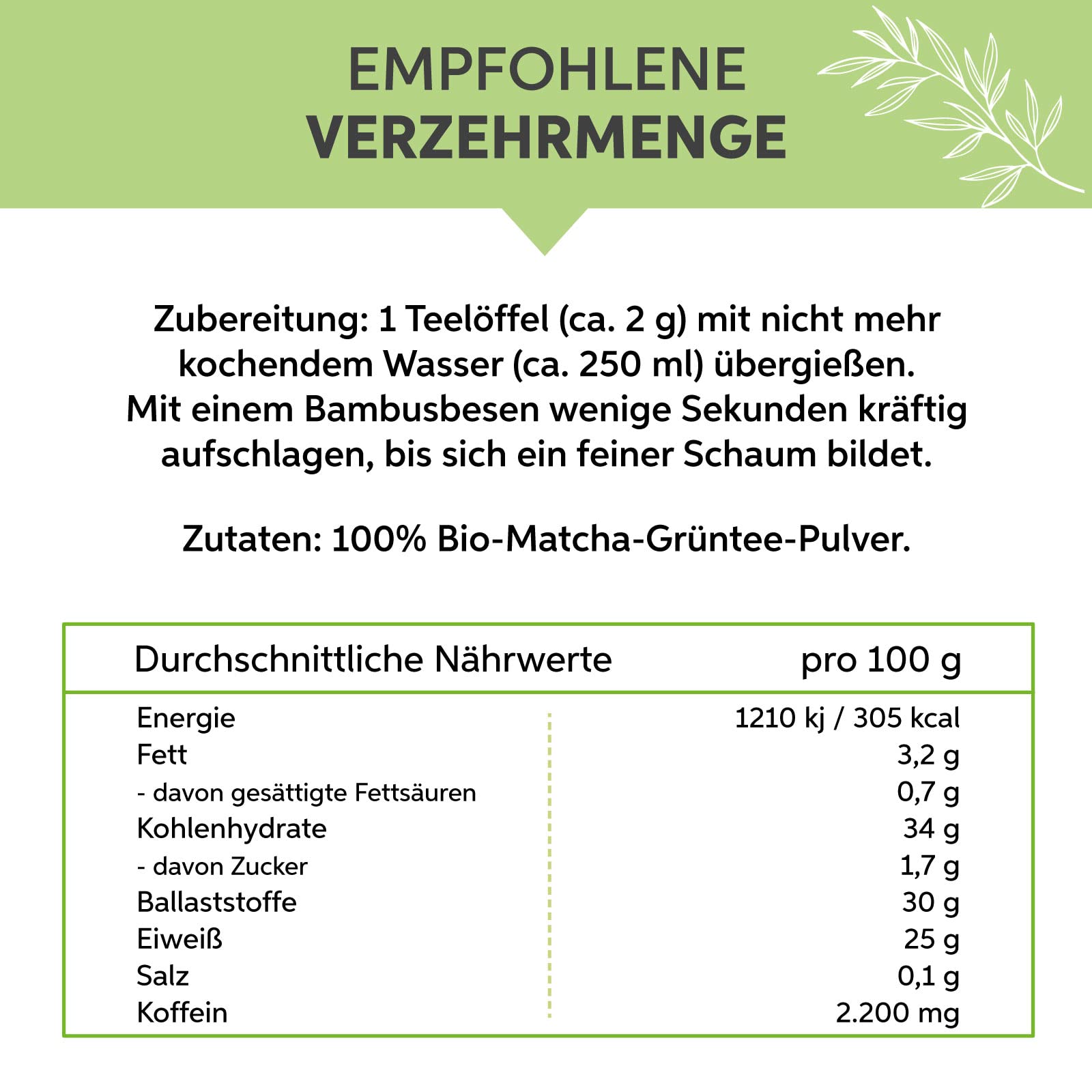 Bio Matcha Pulver Tee 1kg | Premium Matchapulver | 100% rein ohne Zusatzstoffe | Der König unter den Grüntees