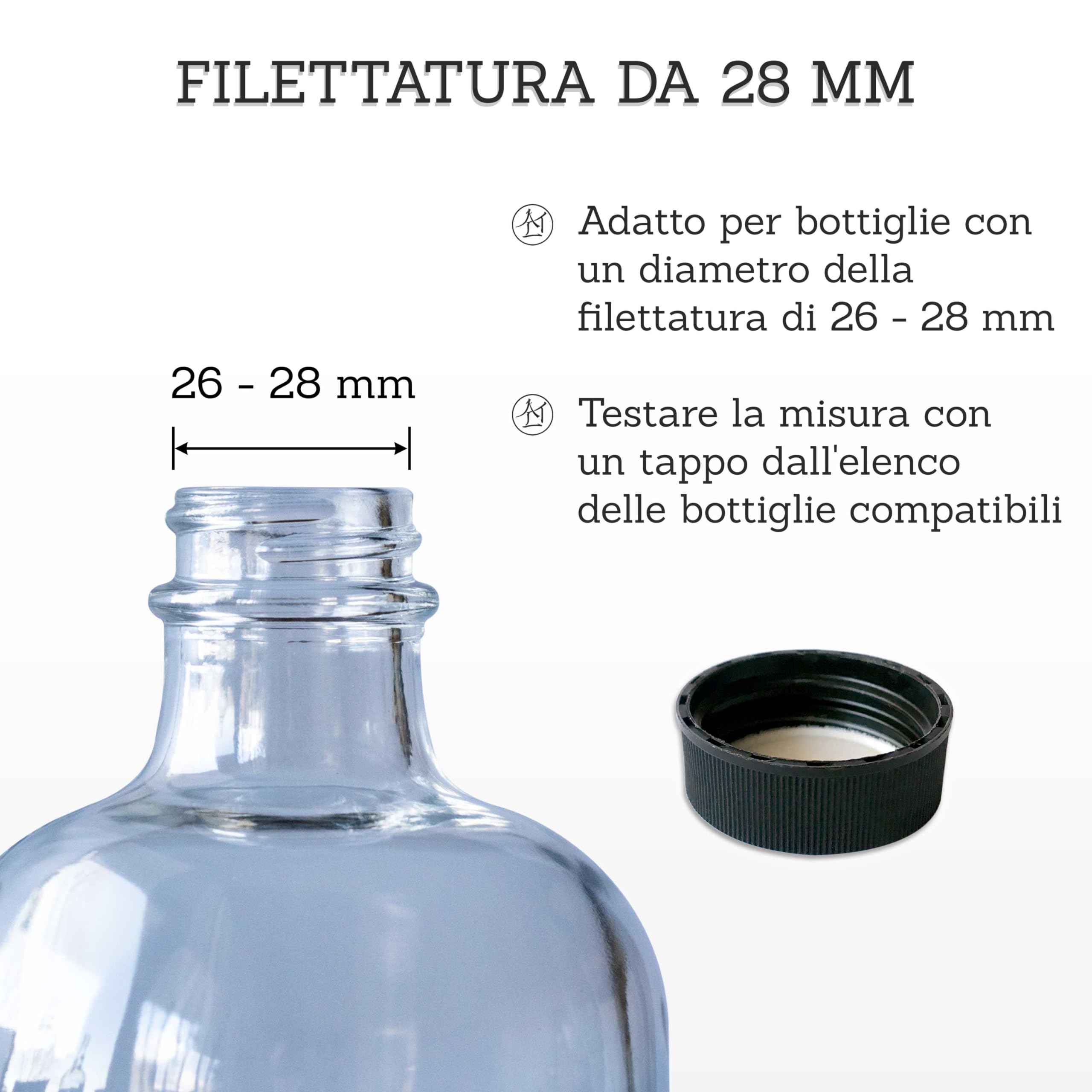 ALTGLAS 2 Pezzi di Pompa in Acciaio Inox per Dosatore Liquido con Filettatura 27-28 mm Ricambio (Oro Spazzolato)