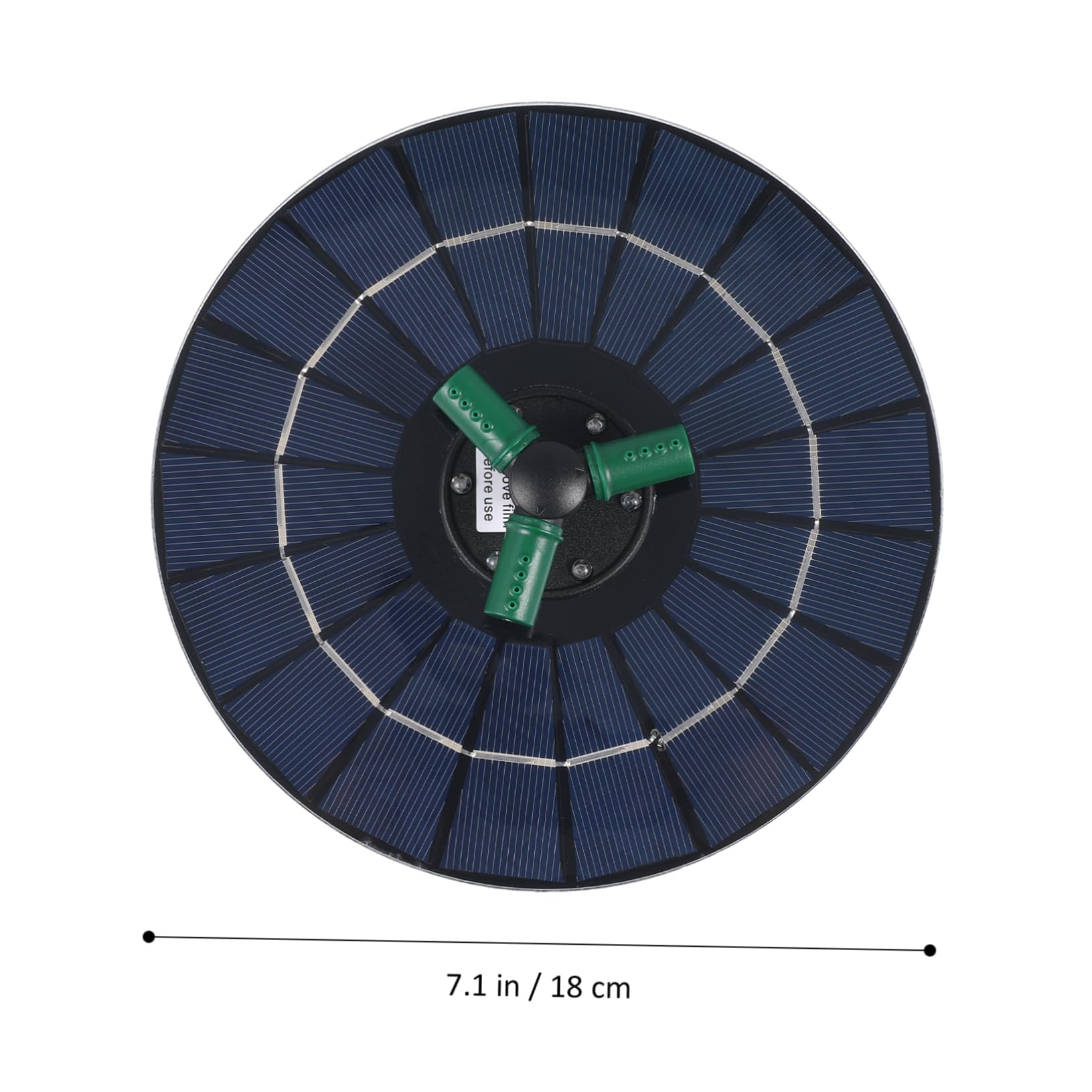 Fuente Solar Flotante Bomba 9v/4w, Luces RGB, para Jardín